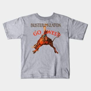 Buster Keaton in Go West! Kids T-Shirt